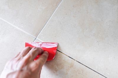 Repaired Grout Lines